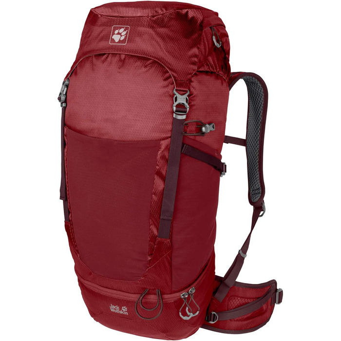 Рюкзак для подорожей Jack Wolfskin Unisex Kalari Trail 42 Pack (один розмір, червоний бордовий)