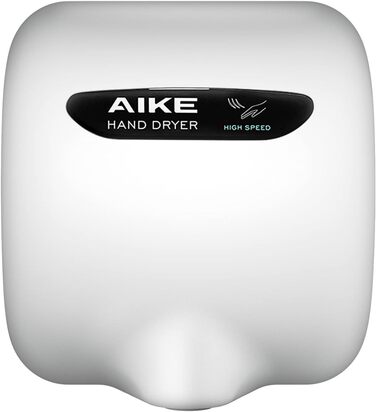 Електричний сушар для рук AIKE AK2800B ECO з сенсором, HEPA-фільтром та з нержавіючої сталі, 10-15 сек сушіння