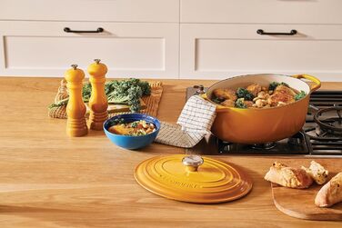 Набір з 2 мельниць для солі та перцю Le Creu Mühlen, ABS-пластик, 6 x 6 x 20,8 см, керамічний млин, чорний/білий, 21 см