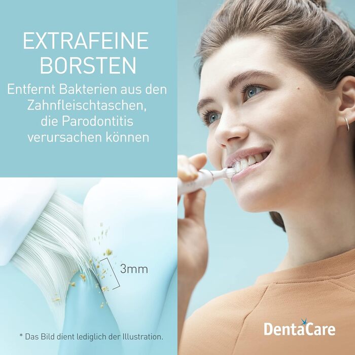 Електрична зубна щітка Panasonic EW-DM81-K503: звукова вібрація, 2 режими чищення, біла, з додатковою насадкою