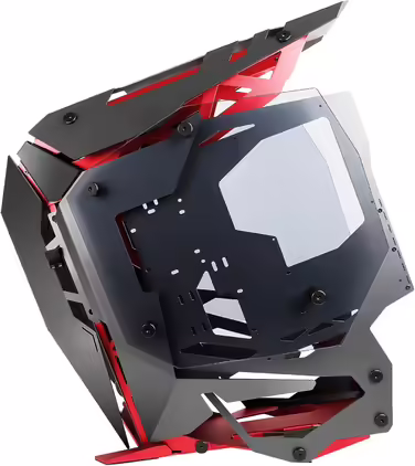 Ігровий корпус Antec Torque Midi-Tower чорний/червоний, алюмінієвий, підтримка ATX/EATX/ITX/Micro ATX