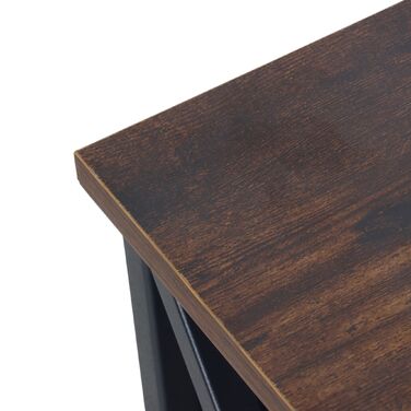 Relaxdays: Промисловий приліжкові столи з шухлядою та полицею