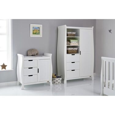 Комод для пеленання Obaby Stamford, білий, 1 шт.