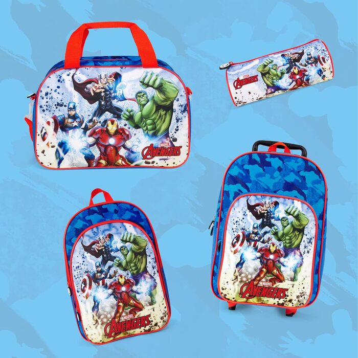 Рюкзак Marvel Avengers Kids 3 4 5 6 років - Дитячий рюкзак супергероя для маленьких хлопчиків - Тор Капітан Америка Рюкзак для дитячого садка Залізна людина - Шкільна сумка Дитячий садок для малюків - 36x25x12 см