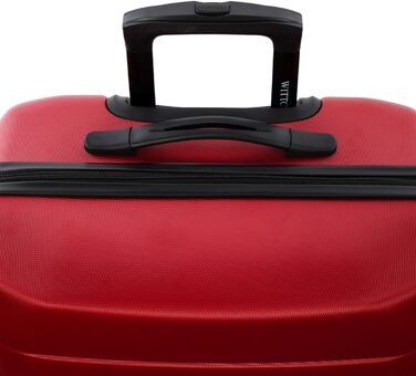 Валіза на колесах WITTCHEN Globe Line, ручна поклажа, ABS, кодовий замок, 25 x 33 x 33 x 16,5 см, червоний (Lufthansa/Eurowings/Ryanair/Condor/Discover Airlines)