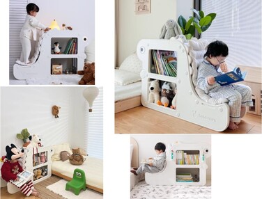 Стелаж Mealux Dinosaur White (арт. KD-E082 White)