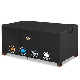 Чохол для садово-патіо меблів Zettum 121x66x45 см, водонепроникний, 600D Oxford PU, захисна накидка для саду та тераси