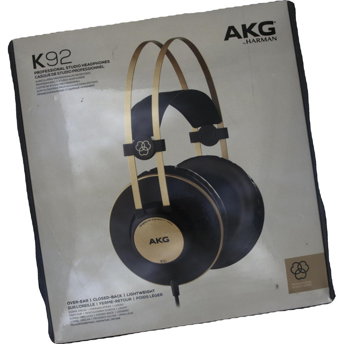 Навушники для моніторингу AKG K92 із закритими амбушурами, чорні