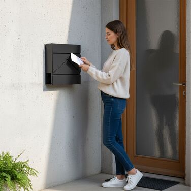 Скрінька для листів Relaxdays з відсіком для газет