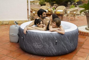 Надувний гідромасажний басейн-джакузі Bestway Lay-Z-Spa Miami AirJet Whirlpool для 2-4 осіб, 180 x 66 см