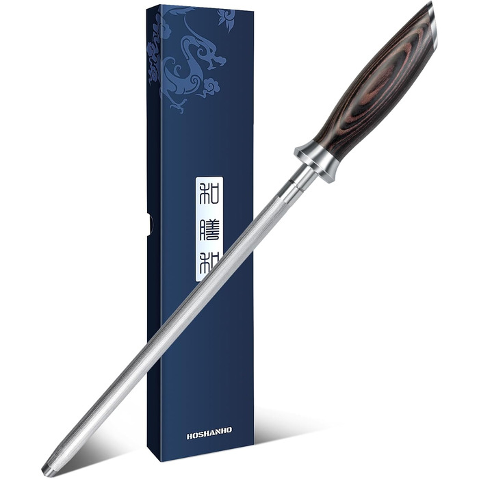 Набір кухонних ножів HOSHANHO: професійний шеф-ніж з нержавіючої сталі, 25 см, ергономічна ручка, подарункова коробка