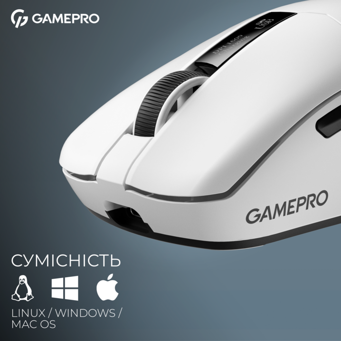 Бездротова ігрова миша GamePro Asgard Thor (GM023W) 1К  зарядна станція\ресивер