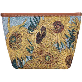 Жіночі сумки Signare Tapestry натхненні Вінсентом Ван Гогом, косметичка Sunflower