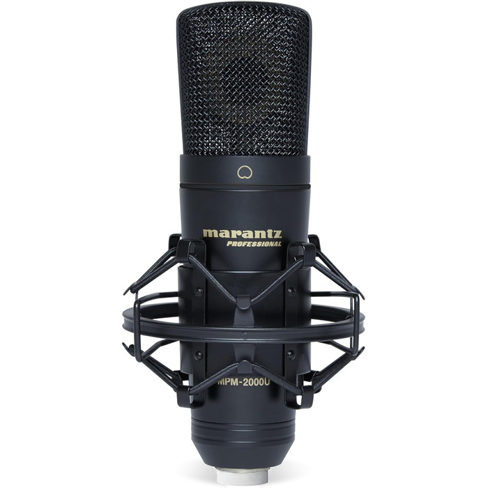 Мікрофон конденсаторний Marantz Professional MPM-1000U з великою мембраною, USB, нирковий характер, для подкастів, студії, геймінгу, з кабелем USB та кріпленням для мікрофона