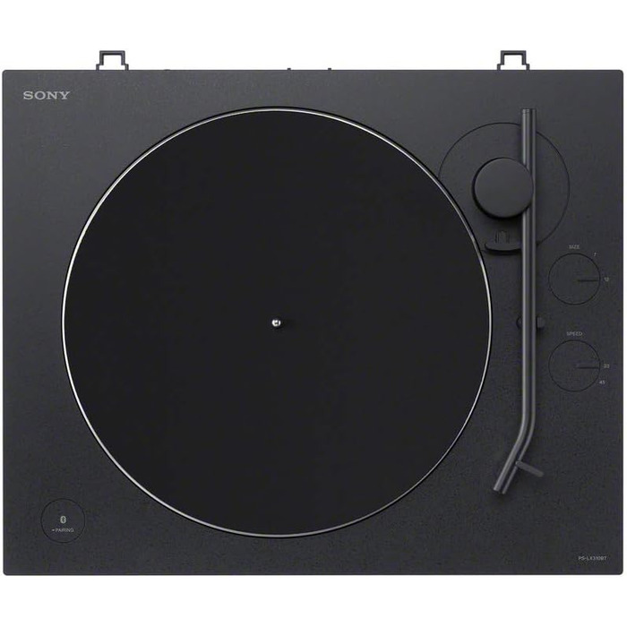 Програвач вінілу Sony PS-LX310BT з Bluetooth, автостартом та алюмінієвим диском, чорний