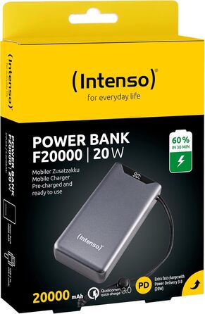 Фіолетовий/Сірий - Domopolis.de Електроніка та фото, 10000mAh, PD 20W & QC 18W, USB-C/USB-A