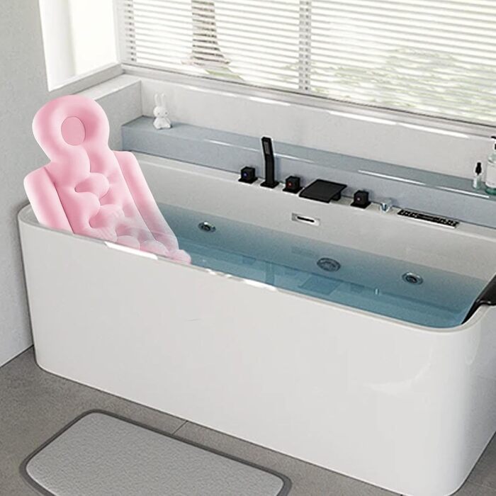 М'який килимок для ванни, м'яке подушкове покриття для ванни, килимок для ванни на все тіло, товстий килимок для ванни, килимок для ванни з еластичним кріпленням