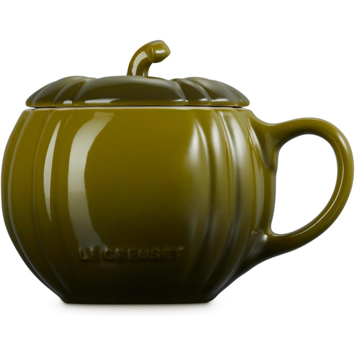 Кружка Le Creuset з кришкою, 400 мл, оливковий зелений (Leaf It To Me)
