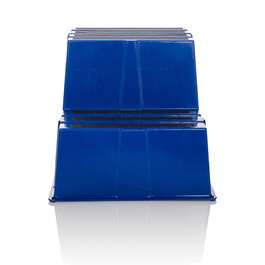 Ступінчаста підставка Tritthocker TIO-E2, пластик, блакитний, hjh OFFICE