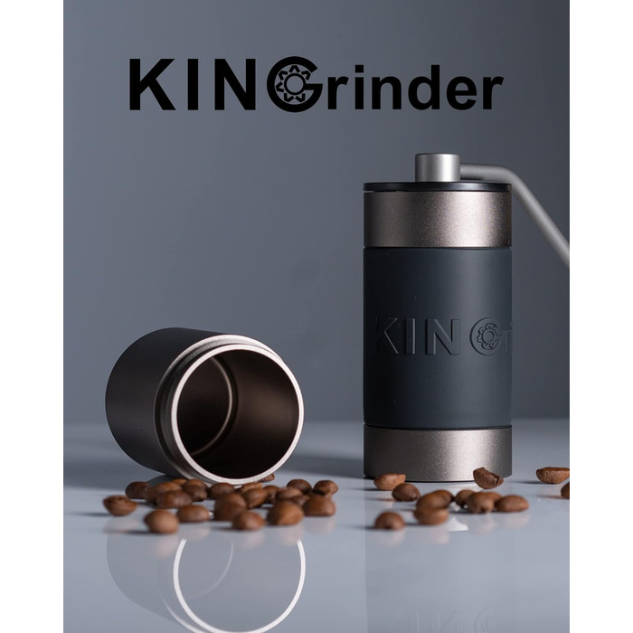 Кавомолка для еспресо KINGrinder K2, 140 ступенів, нержавіюча сталь