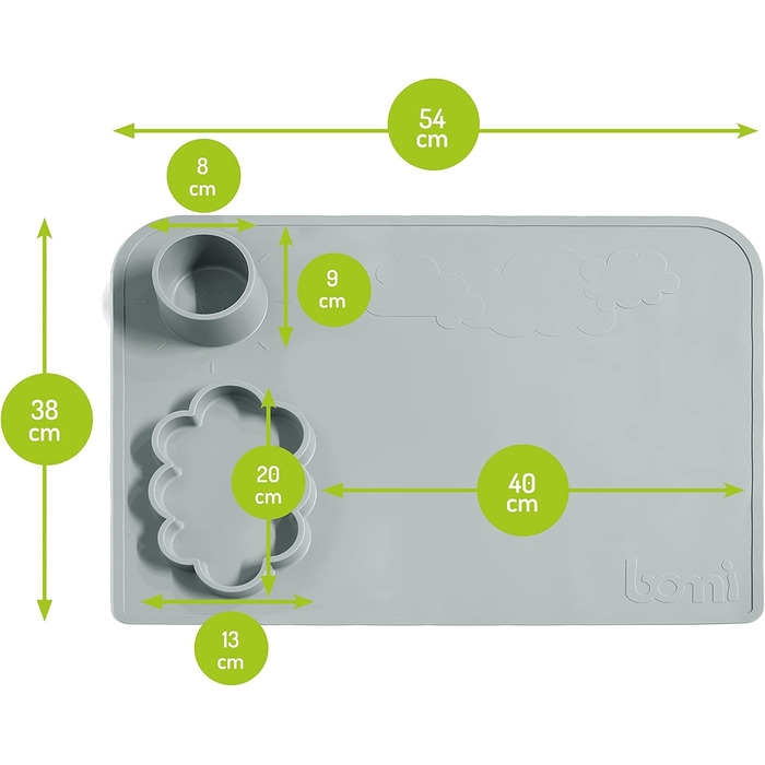 Дитячий меблевий набір Bomi Anna: стіл, 2 стільці та лавка-сховище | Меблі для дитячої кімнати з FSC сертифікованого дерева | Білий