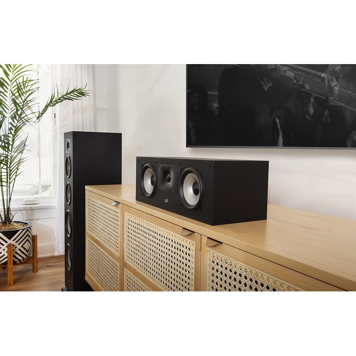 Активний сабвуфер Polk Audio Monitor XT12, 12 100W Class-AB, чорний (центральний динамік MXT30)