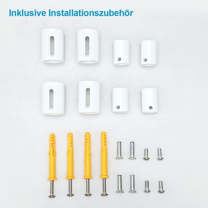 Електричний нагрівач для ванної кімнати Heilmetz Badheizkörper: сушарка для рушників, 400x1176 мм, білий, 494W, бічний підключення