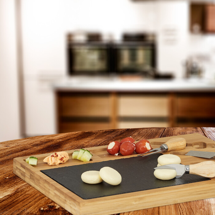 Relaxdays Cheese Board Набір з 3 ножів для сиру