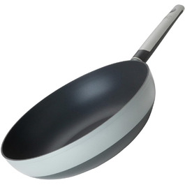 Wok 28 см з антипригарним покриттям Tasty, з нержавіючої сталі, індукційний, з м'яким дотиком