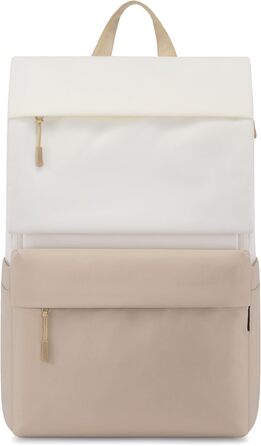 LOVEVOOK Рюкзак для ноутбука 17.3 дюйма, водонепроникний, для жінок та чоловіків, великий шкільний рюкзак, для підлітків, для роботи, навчання (15.6 дюйма, бежевий+хакі)