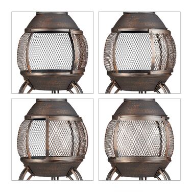 Relaxdays Текільський камін з гачком для прибирання