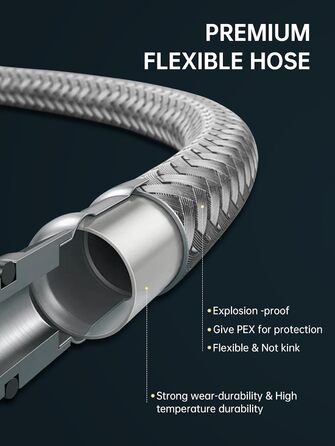 Змішувач для ванної кімнати Fransiton Bad Hoch, водозберігаюча настінна вартість (Oil-rubbed Bronze)