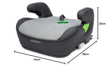 Автокрісло Osann Lux Isofix (126-150 см) Universe Grey i-Size - Підвищення з Isofix, зручне та безпечне для дітей