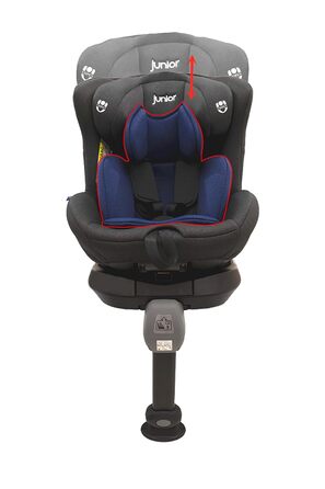 Дитяче автокрісло PETEX I-SIZE Lukas 1241 з ISOFIX 44441218 (синій, антрацит)