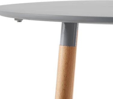 Комплект обіднього столу з 4-ма сірими стільцями | Обідня група 5-ти частинна | Для вітальні, кухні, їдальні | Сірий стіл та сірі стільці