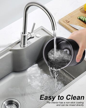 Електричний спінювач молока 4-в-1: гарячий та холодний, для кави та напоїв. Антипригарне покриття, автовимкнення