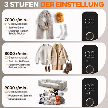 Електричний видальник ворсу Ziitty: 3 режими, 6 лез, для різних тканин. Ідеально для сім'ї