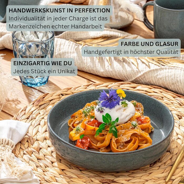 Набір кавових чашок SÄNGER 6 шт. з порцеляни, 400 мл, для 6 осіб, сумісно з миючим засобом та мікрохвильовою піччю, коричневий, VALUE COLLECTION (Каїро Оушн)