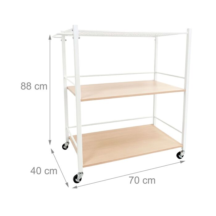 Сервісний візок Relaxdays з знімним столиком