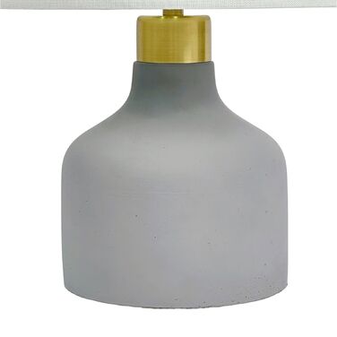 Лампа для столу Relaxdays з тканинним абажуром та бетонним основанням