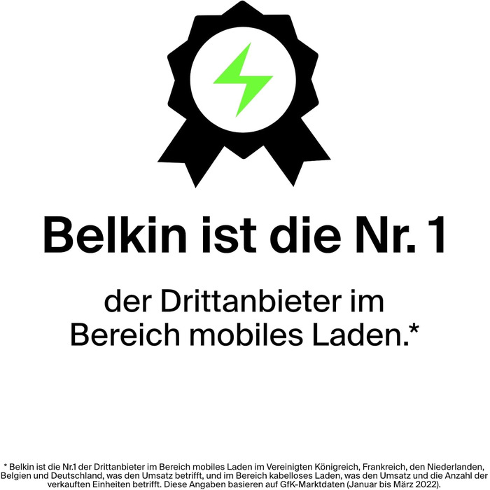 Повербанк Belkin 20K 20 000 мАг, USB-C/USB-A, 2 шт., Чорний для iPhone, Galaxy, Pixel, iPad