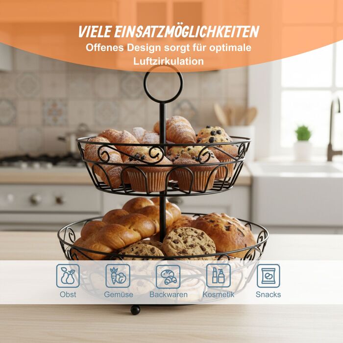 Підставка для квітів Relaxdays з 2 ярусами