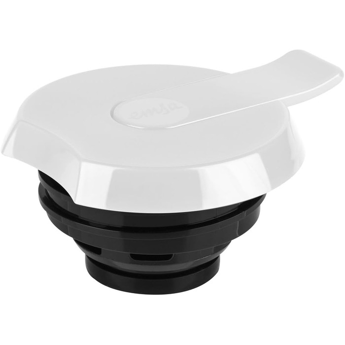 Термос EMSA MAMBO 1.0 л, білий глянцевий, ізоляційний, 12 год гарячий/24 год холодний