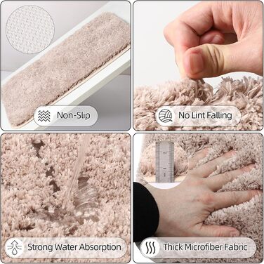 Комплекти аксесуарів для ванної кімнати, 9 предметів: сміттєвий бак, лоток для косметики, дозатор мила, мильниця, стакан для зубної щітки, щітка для унітазу, тримач для ватних паличок (білий та золотий), комплект для ванної + штора для душу + килимок для 