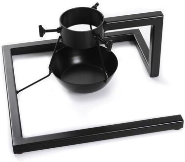 Металева підставка для ялинки Підставка для ялинки Чорний тримач Підставка для ялинки Підставка для ялинки (40 x 40 см)