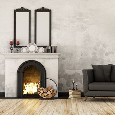 Поличка для дров Relaxdays круглої форми