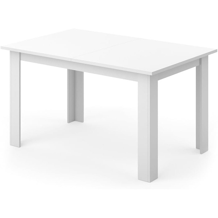 Обідній стіл Vicco Karlos, антрацит, 140 x 90 см, колір білий