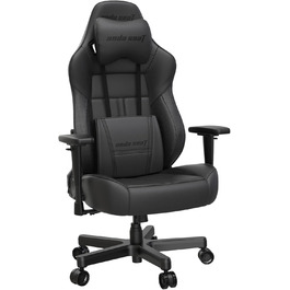 Крісло ігрове Anda Seat Dark Demon Dragon для дорослих – ергономічне крісло для геймерів з підлокітниками 4D, високою щільністю піни, подушкою для попереку, чорне