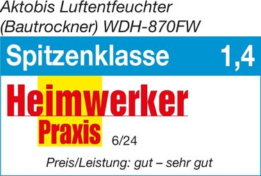 Зволожувач повітря Aktobis WDH-214US: тихий, з цифровим дисплеєм та Wi-Fi, до 70 л/добу