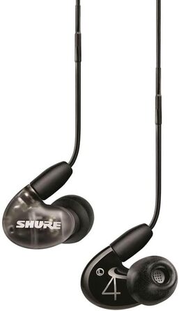 Звукоізоляційні навушники Shure AONIC 4, два драйвери, вкладиші, знімний кабель, сумісні з Apple та Android